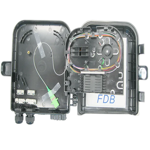 FAT -1BY8 - Fiber Access Terminal Indoor BLACK 8C loaded